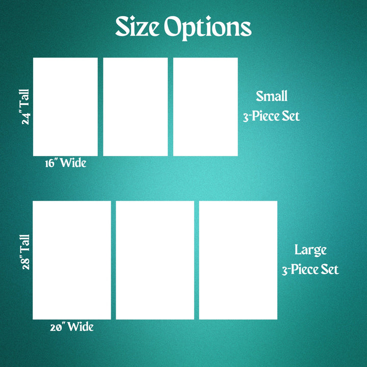 Ocean Beach Landscape Wood Wall Art Set | 3-Piece Framed Coastal Wood Wall Hanging | Boho Lake Landscape Wall Art for Home Décor - Vintage Adventures