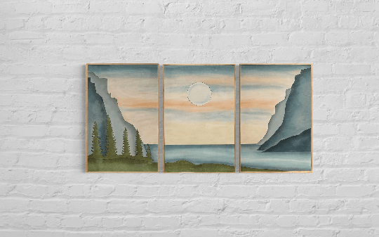 Mountain Landscape Art - Vintage Adventures