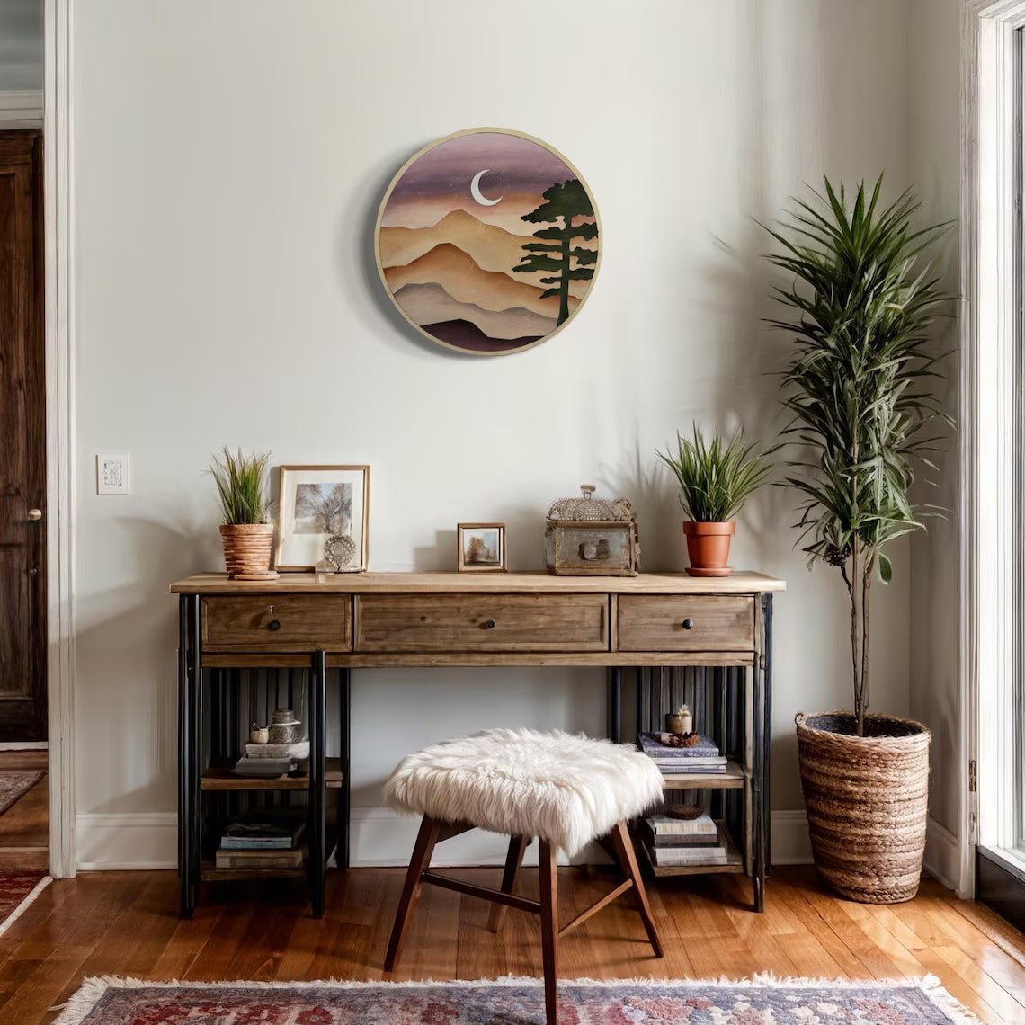 Round Wall Art - Vintage Adventures