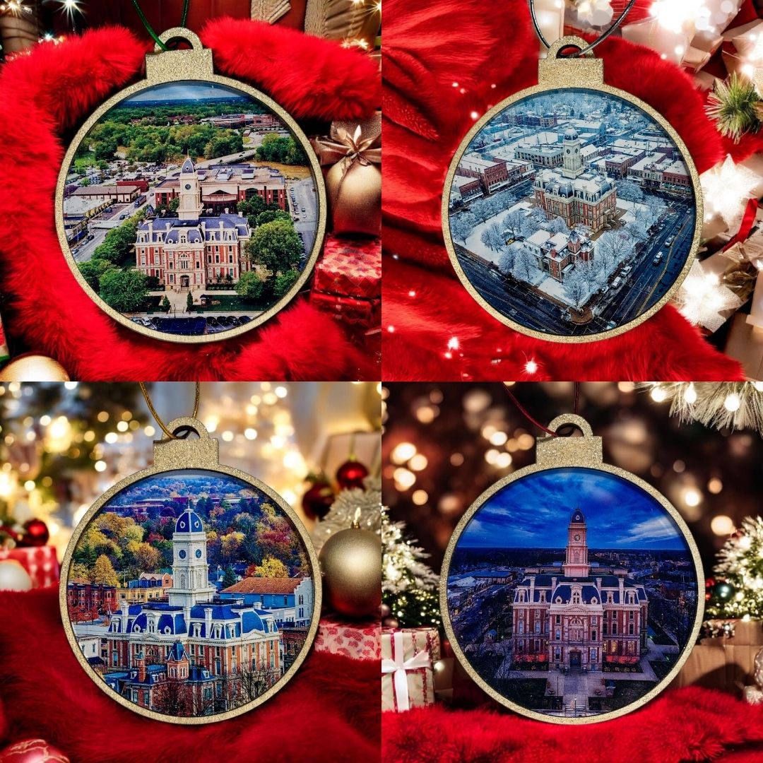 2024 Noblesville Courthouse Square Ornaments - Vintage Adventures