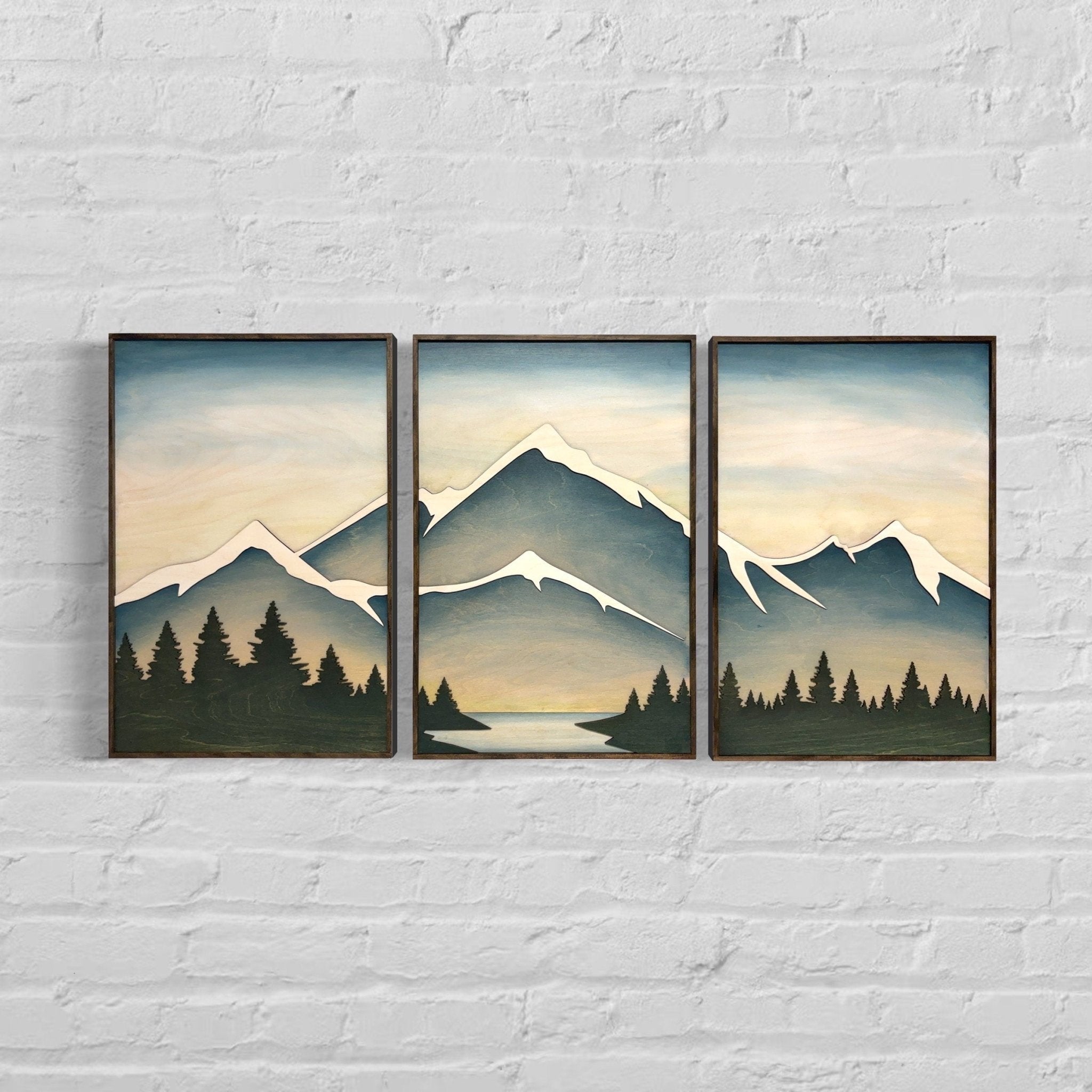 Framed deals Mountainous Landscape