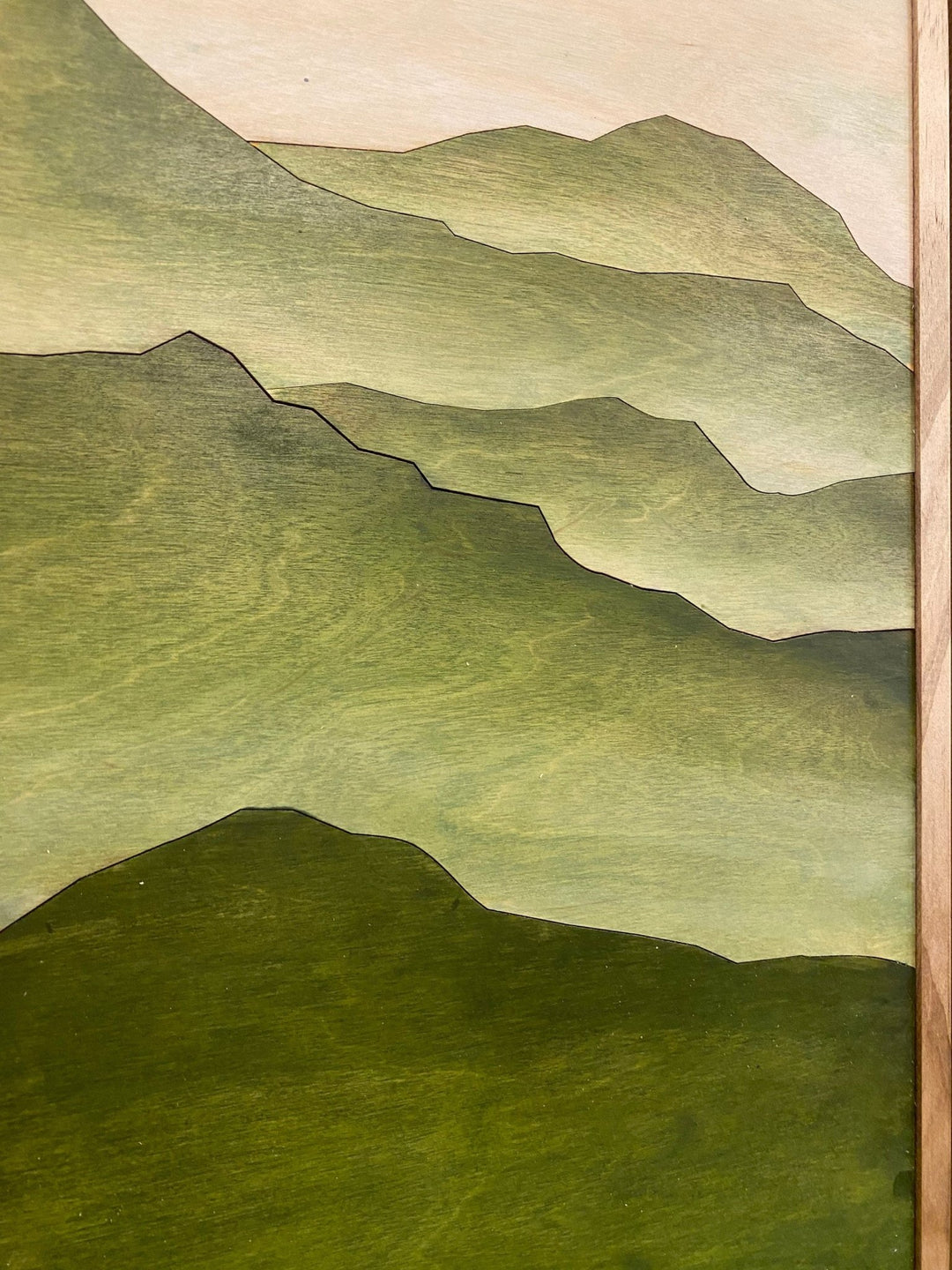 3-Piece Green Mountain Valley Stream Wood Wall Art Set - Vintage Adventures, LLC