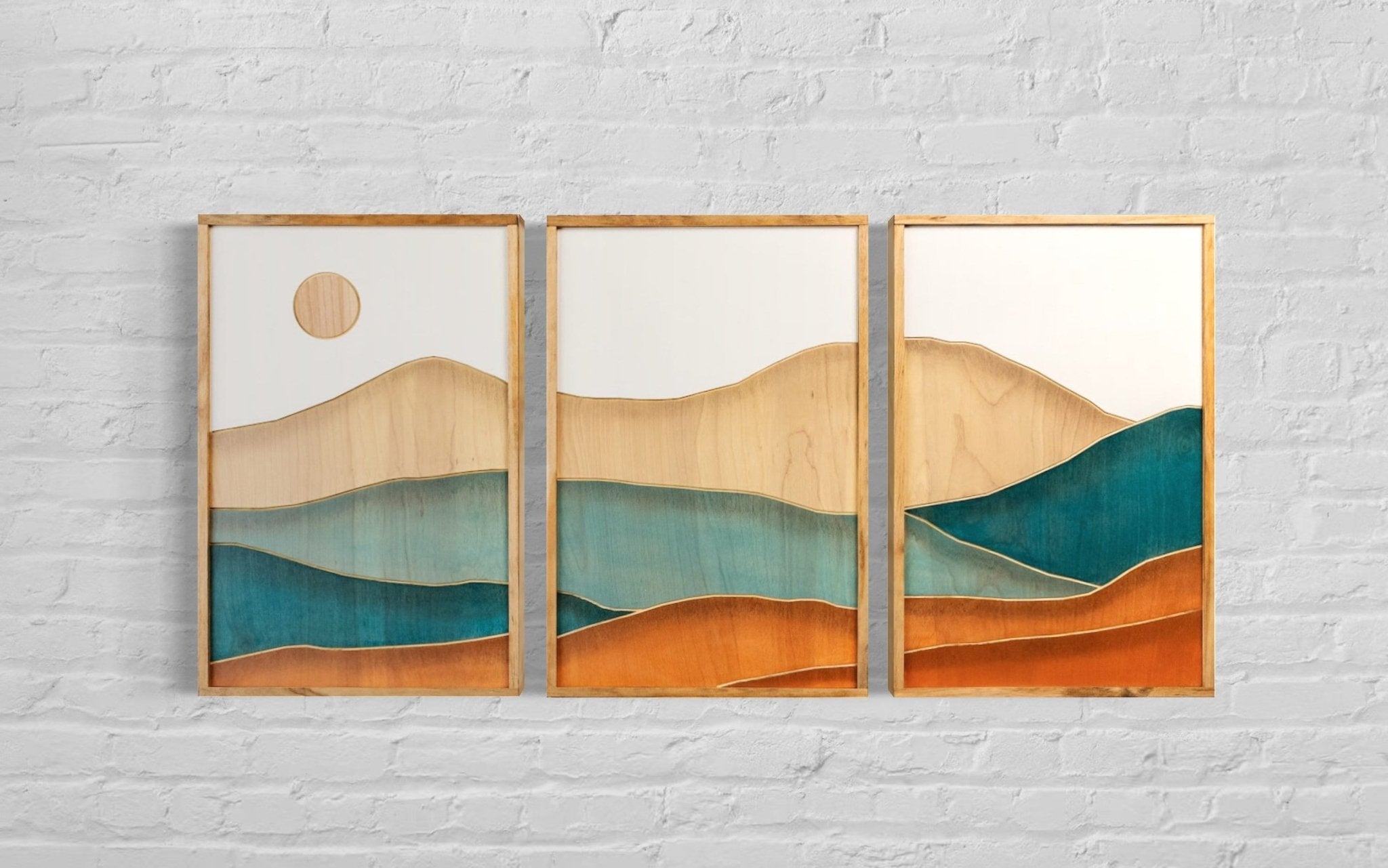 Wooden boho wall art clearance